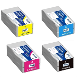 Juego completo de cartuchos de tinta para Epson ColorWorks C3500